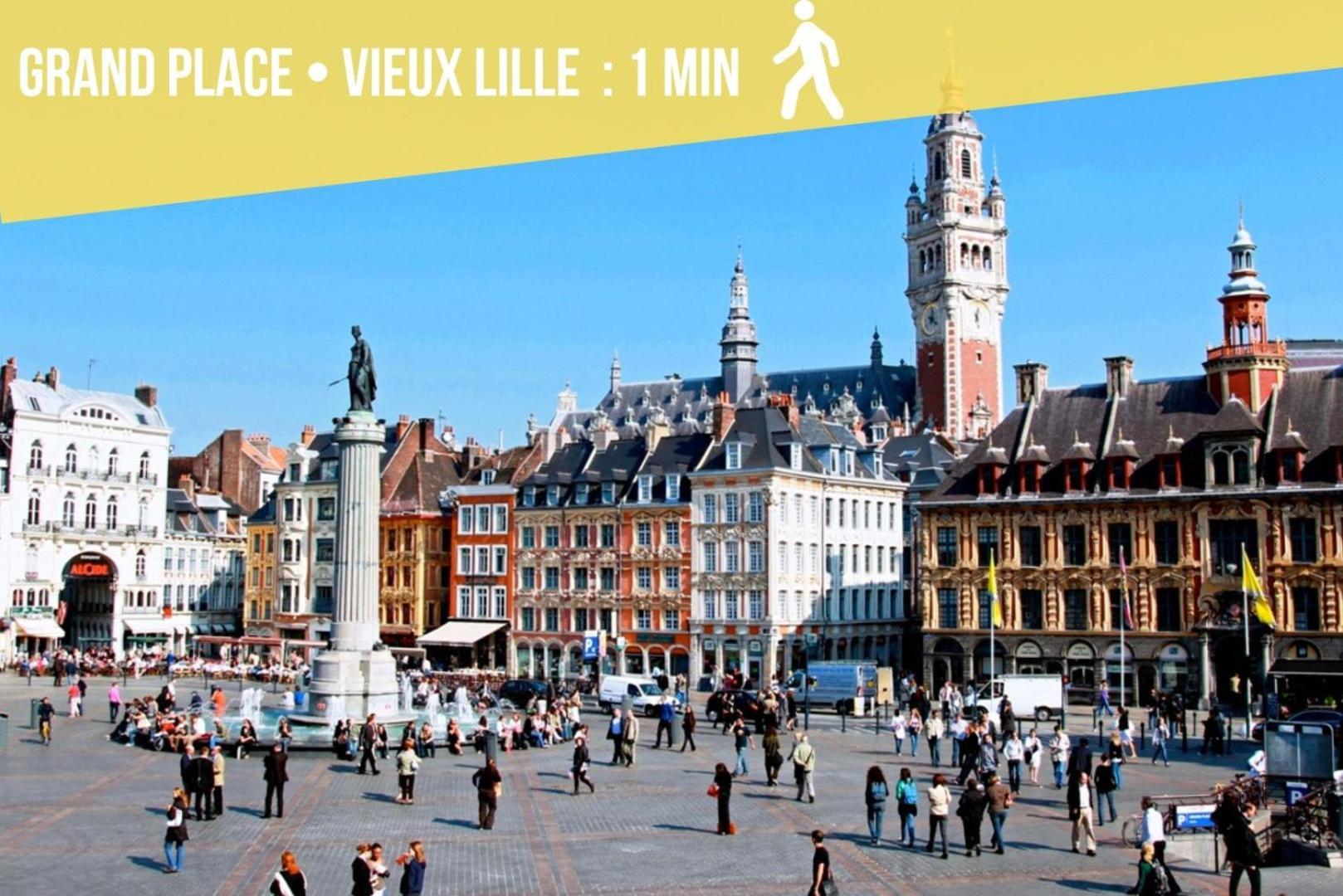Ferienwohnung Lille Centre - 1Br In The Heart Of Lille! Exterior foto